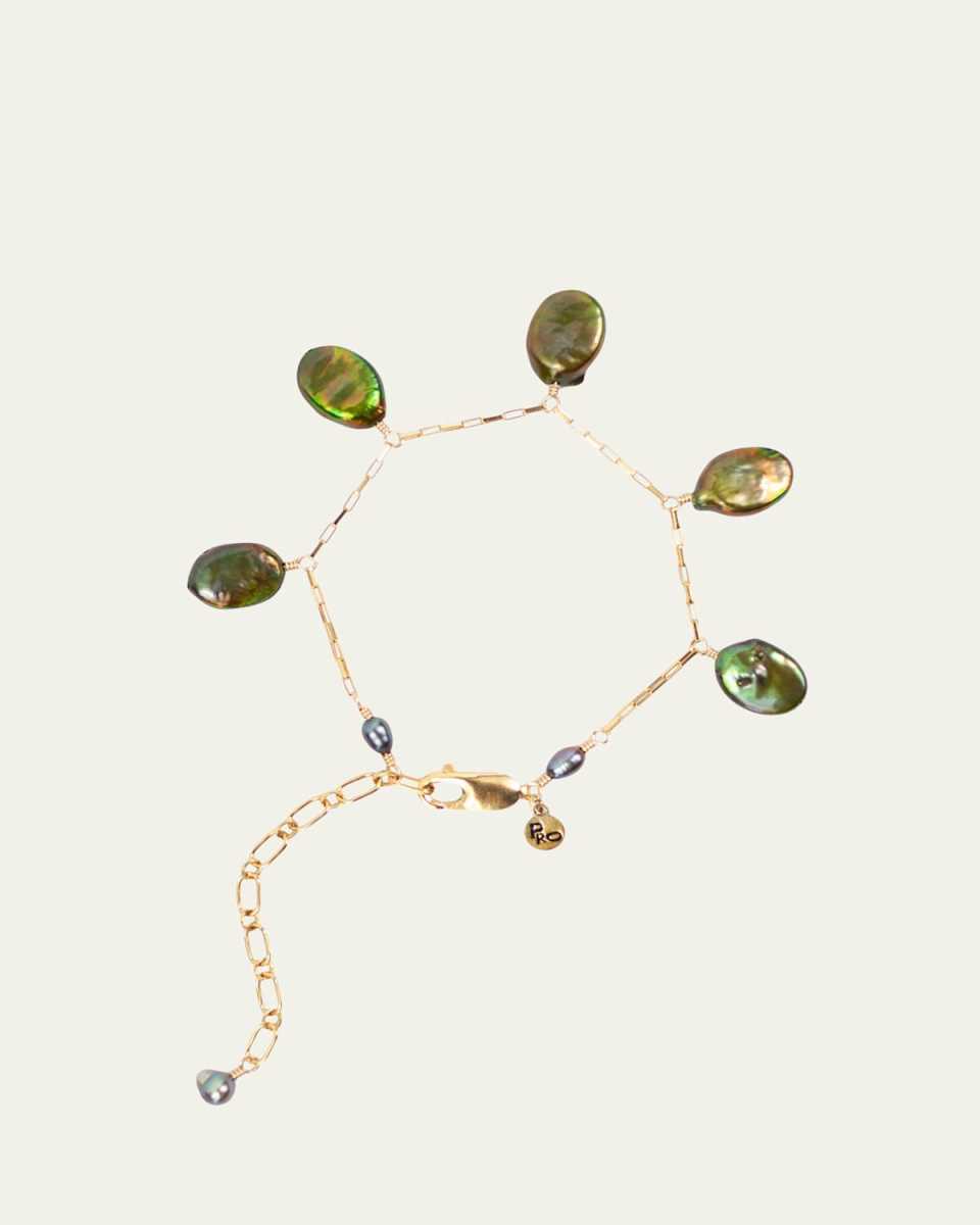 Vine Bracelet with Pearls